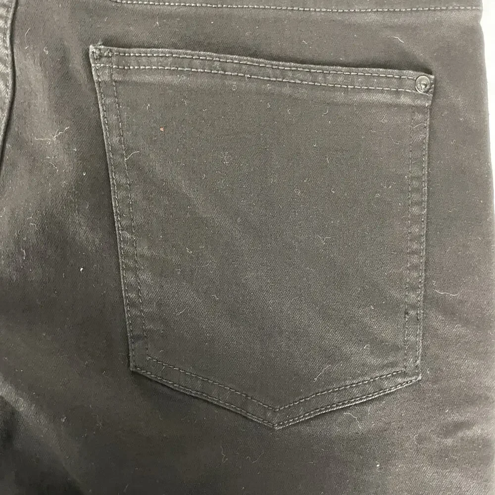 Mackeen Gothica Jeans Men's Skinny Slim Fit Black Flames 36x34